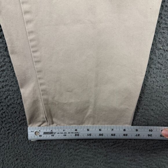 Vtg Polo Ralph Lauren Pants Mens 32x30 Beige Andrew Classic Fit Chino Pleated - Picture 14 of 15